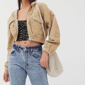 UO Corduroy Hooded Jacket